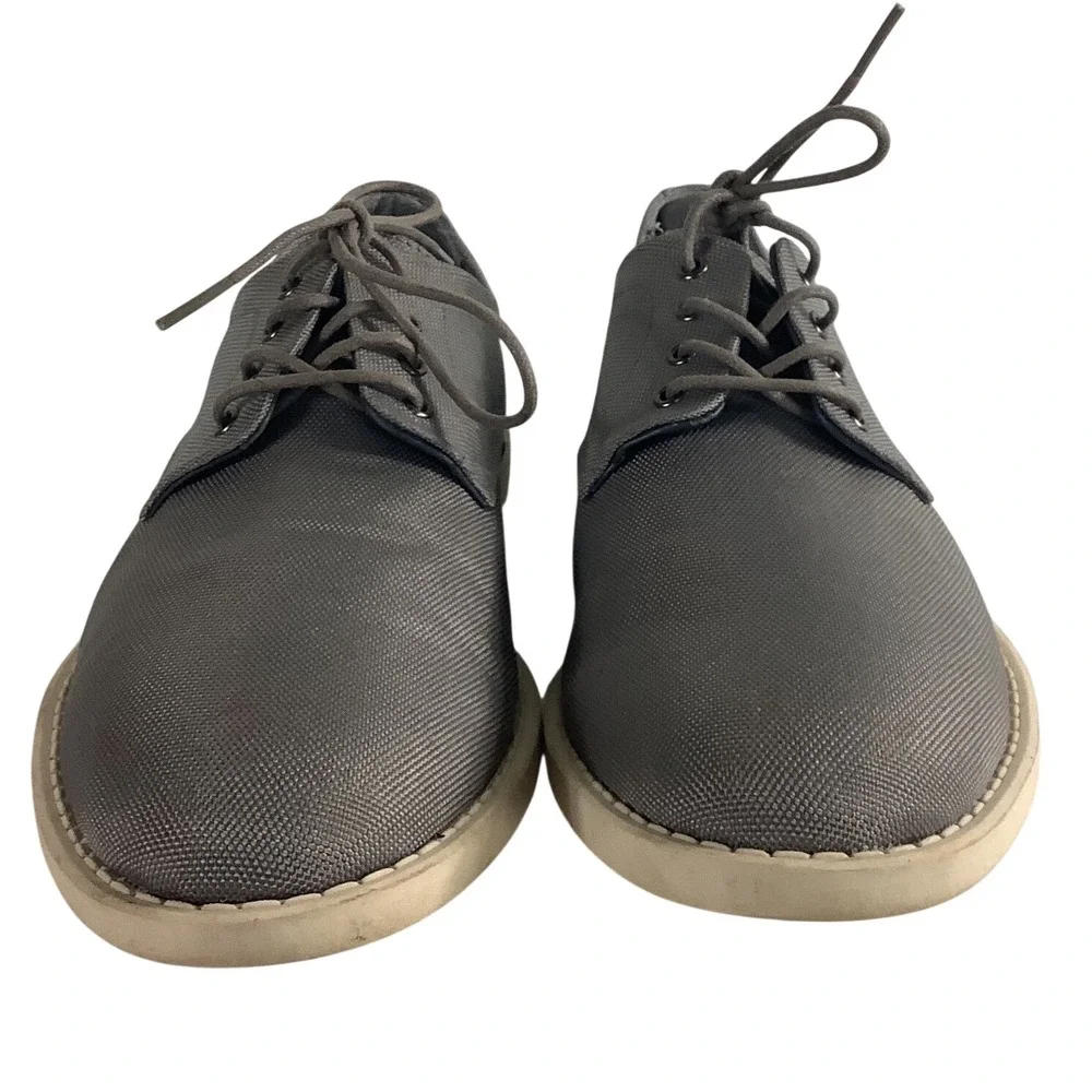 Calvin Klein Frasier Grey Textile Derby‎ Oxford Shoes Mens 10 34F9202
